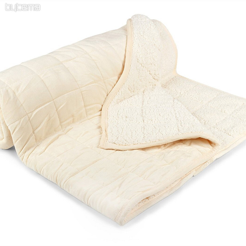 Microfiber blanket EXTRA SOFT SHEEP - cream