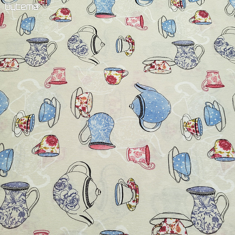 Decorative fabric TEA SET