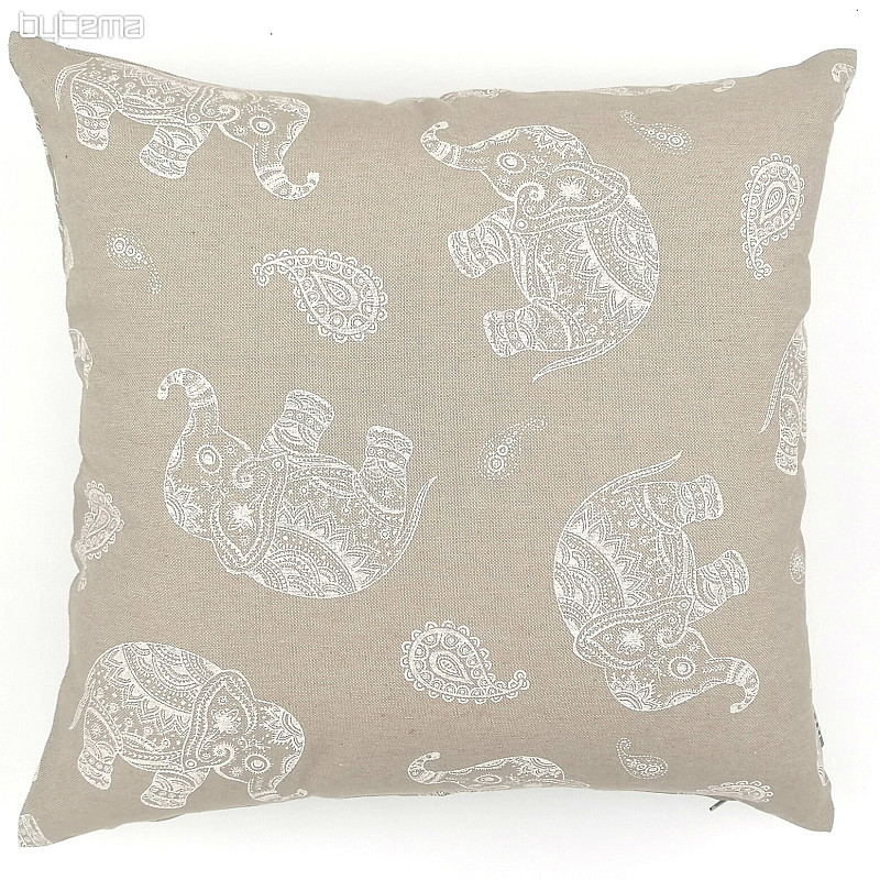 Decorative cushion cover NATUR ELEPHANTS