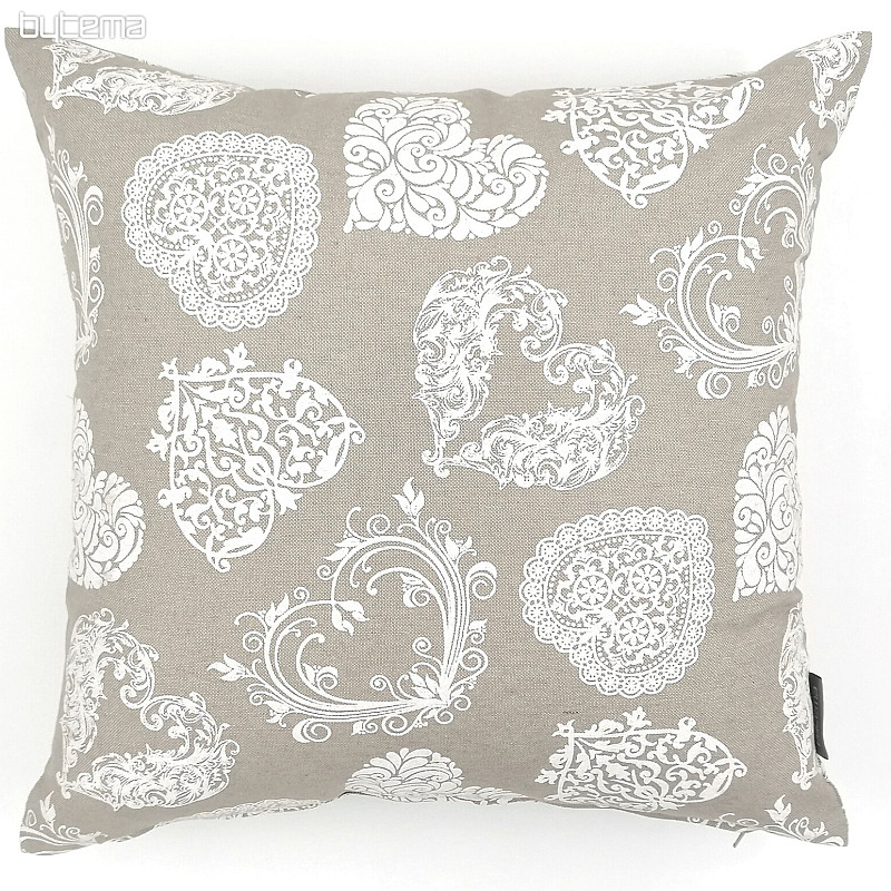 Decorative cushion cover NATUR HEARTS