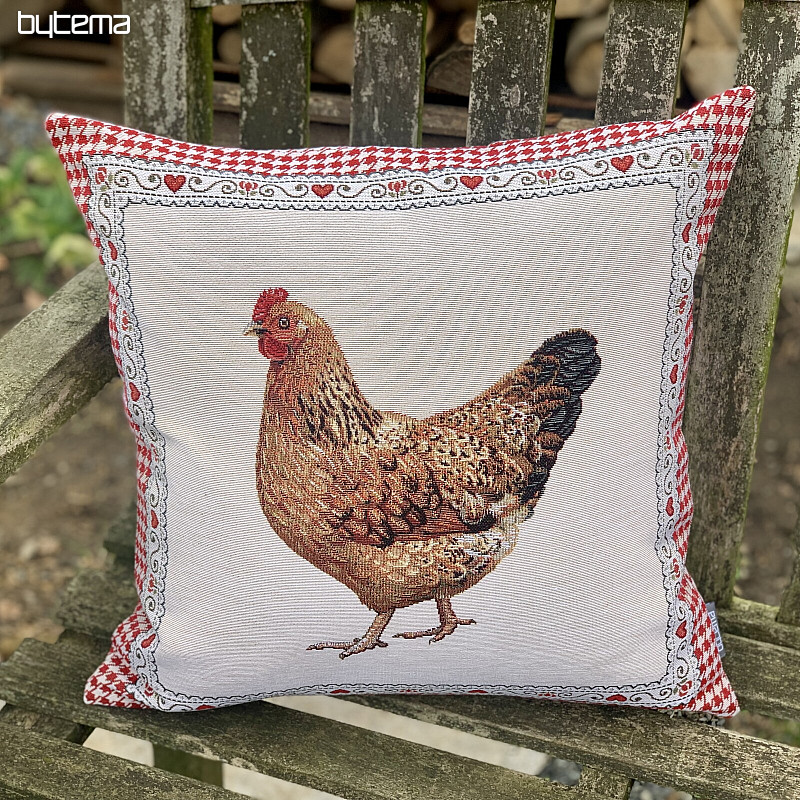 Tapestry pillow-case Hen 1
