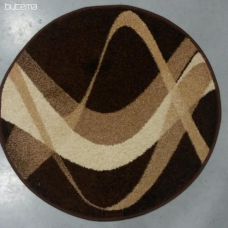 Round carpet BROWN
