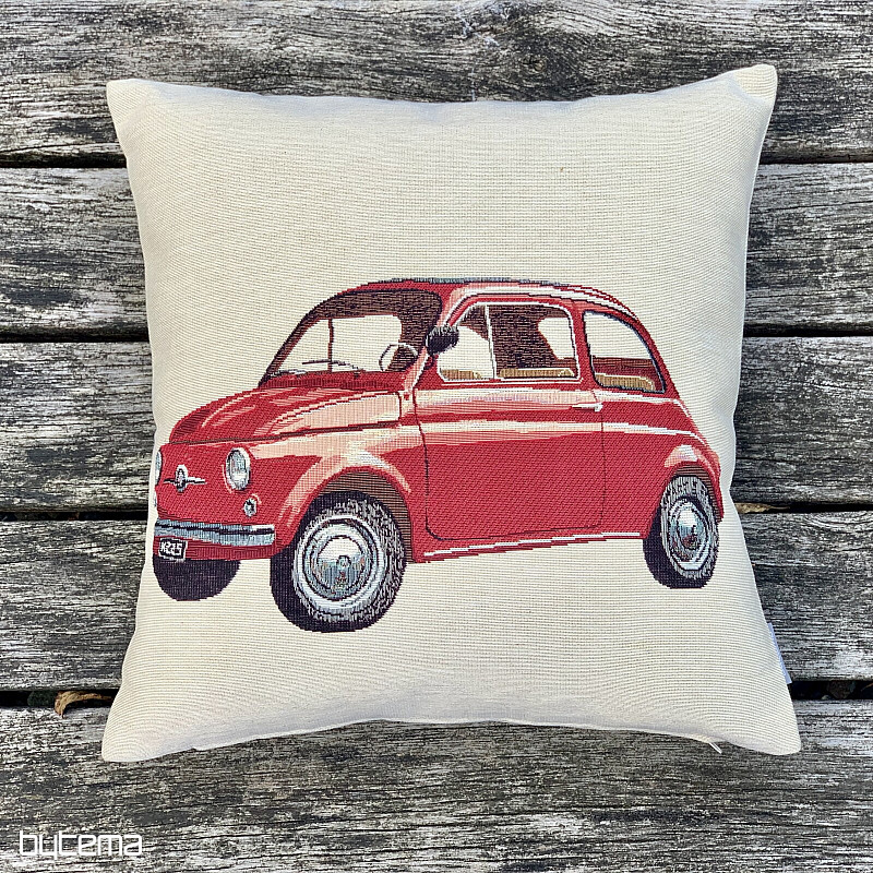 Tapestry cushion cover FIAT RED