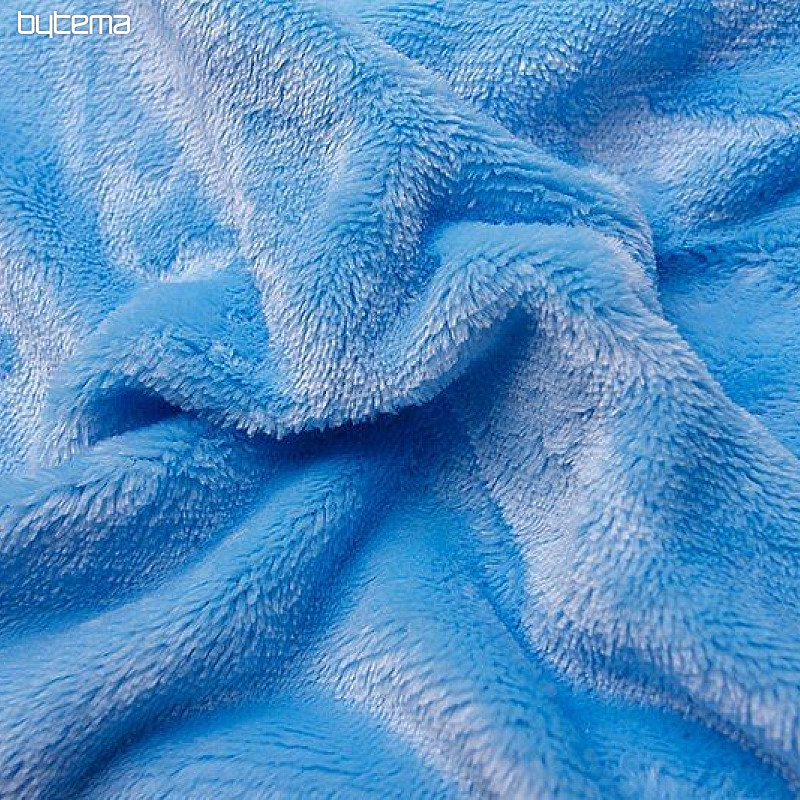 Microflannel sheet SLEEP WELL St. blue