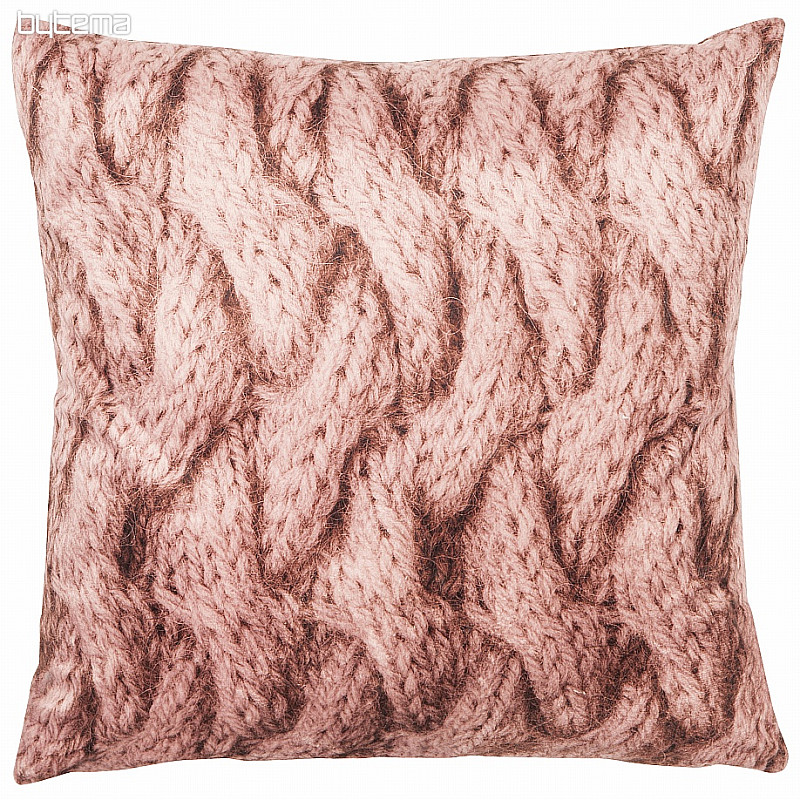 Decorative pillow VELVET TIMO pink