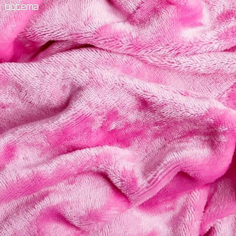 cot sheet MIKROFLANEL pink dark