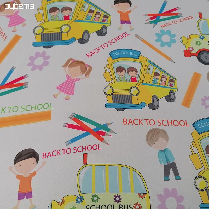 Decorative fabric 10027-03 BACK TO SCHOOL