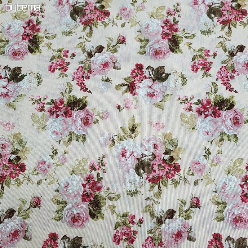 Decorative fabric ROSES ELIANA small