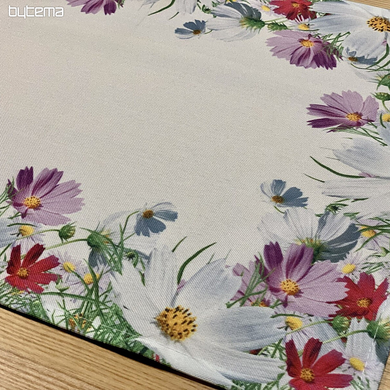 Christmas tablecloth and shawls Spring meadow