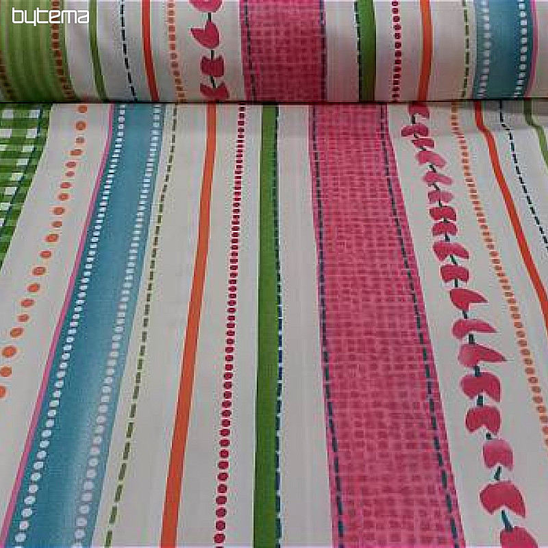 Decorative fabric RAYA pink