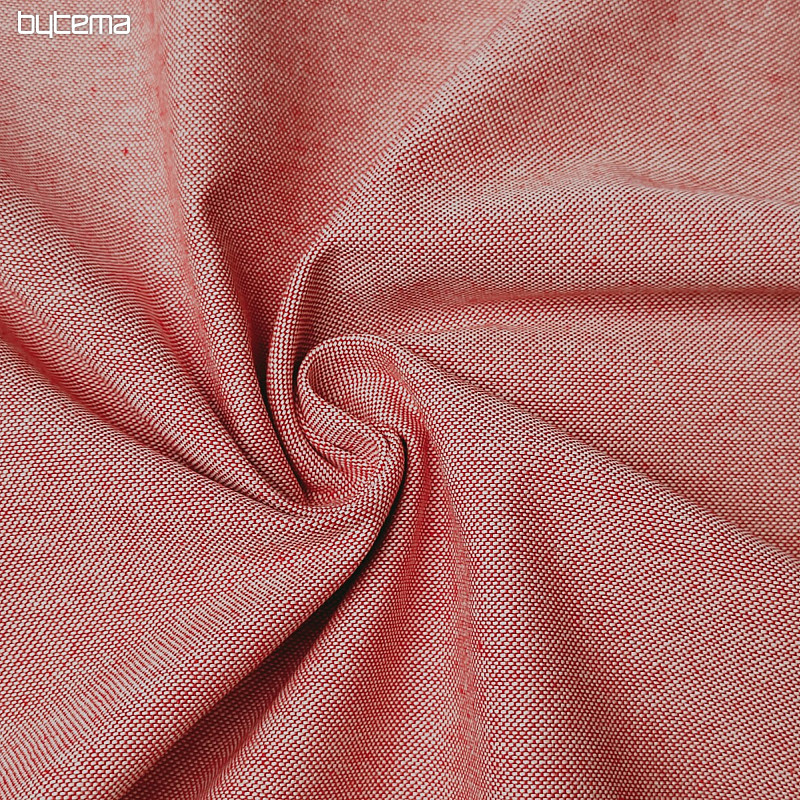 Decorative fabric LINEN PASTEL red 64