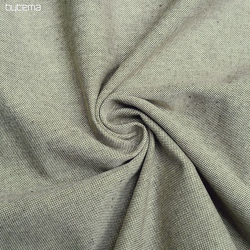 Decorative fabric LINEN PASTEL dark green 67