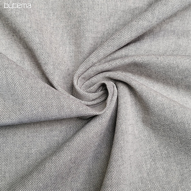 Decorative fabric LINEN PASTEL gray dark 73