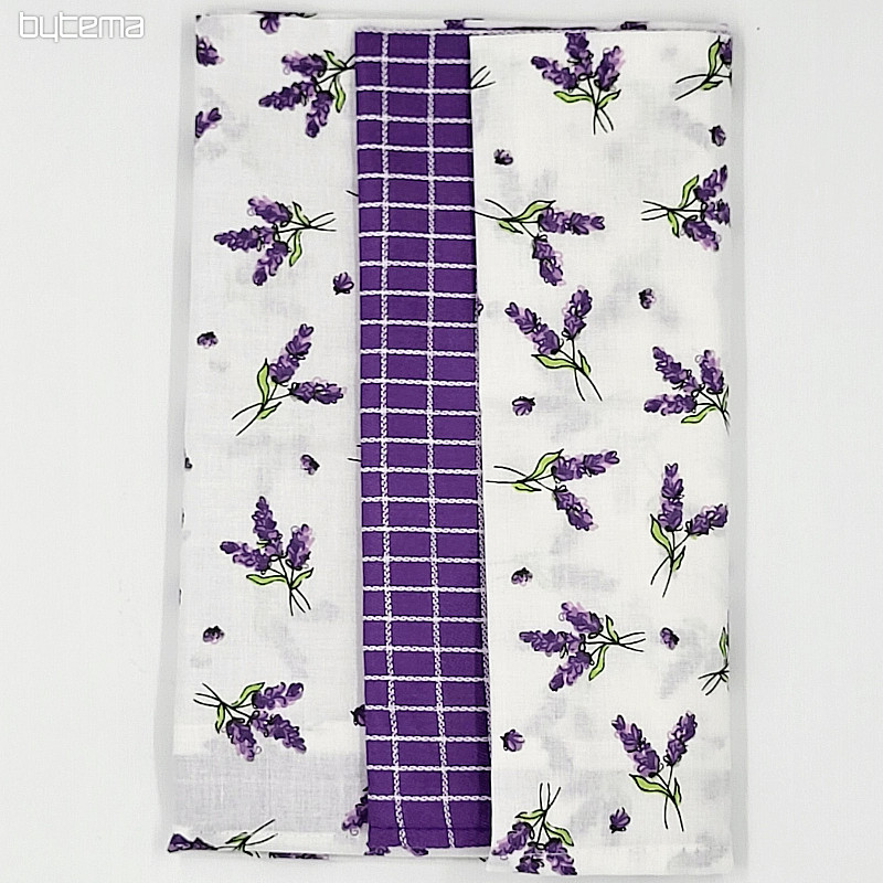 Cotton towels LAVENDER DICE