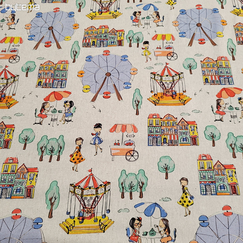 Decorative fabric SUMMER digital print
