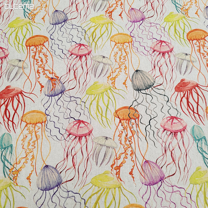 Decorative fabric MEDUSA digital print
