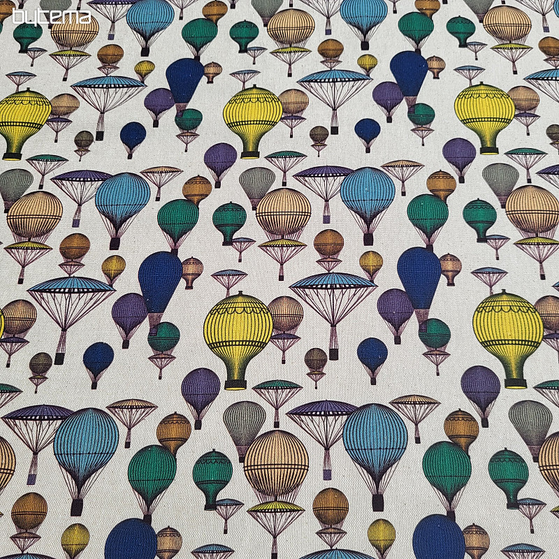 Decorative fabric BALLOON GLOBE 601 digital print