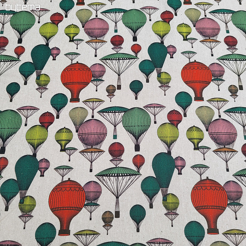 Decorative fabric BALLOON GLOBE 701 digital print