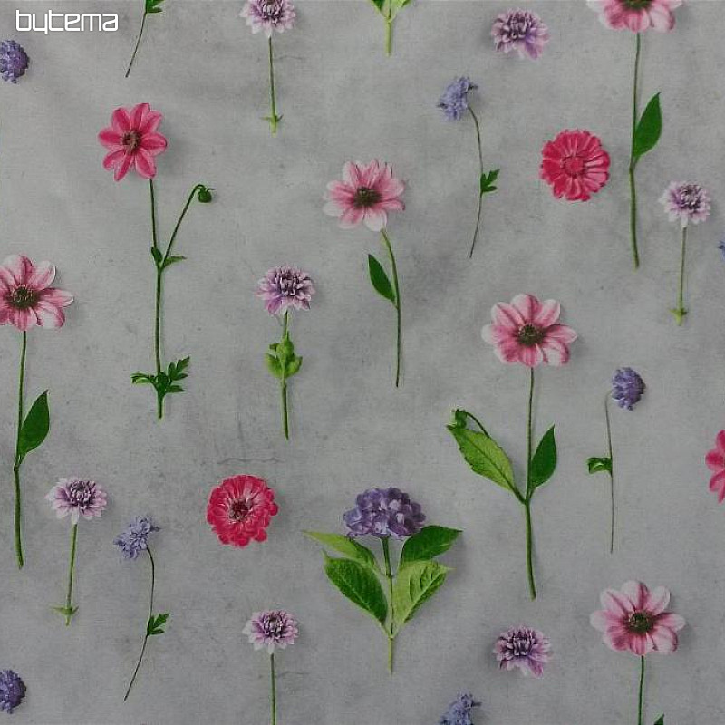 Decorative fabric FLOWERS