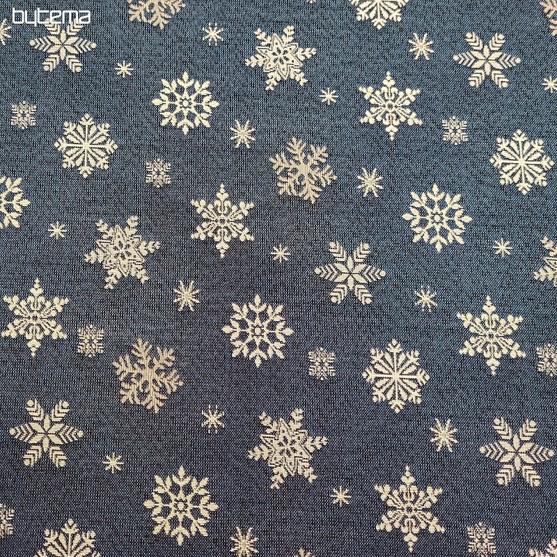 Tapestry fabric FLAKE BLUE