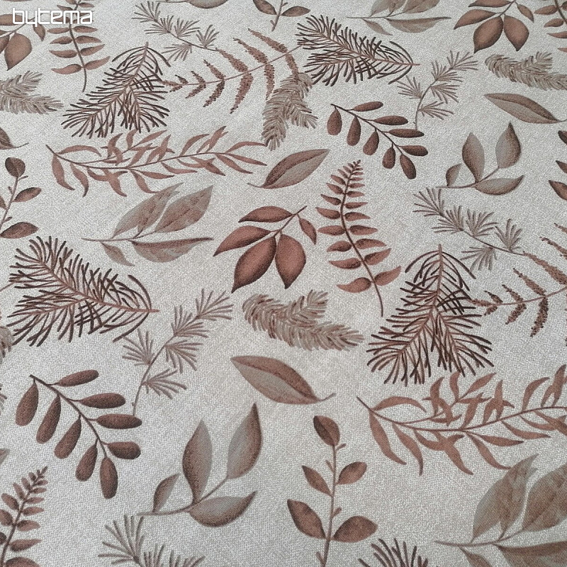 Decorative fabric FERN BROWN