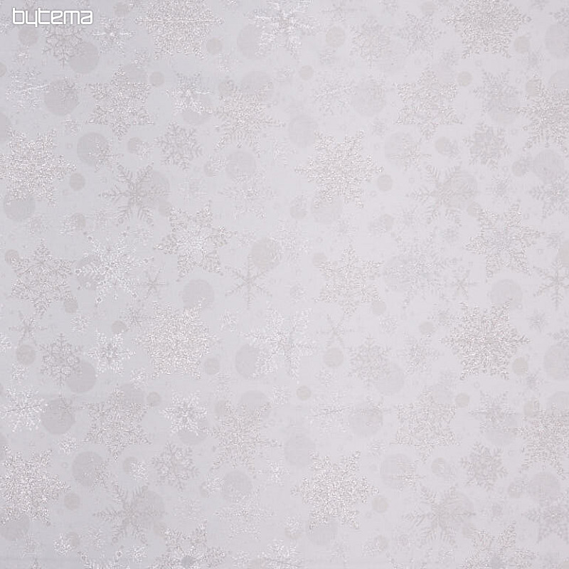 Jacquard deco SNOWFLAKES II. silver