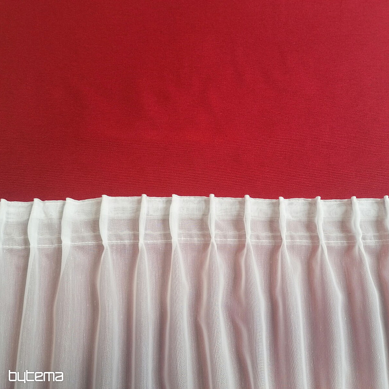 Flaring curtain ribbon 8 cm, 1:1.5