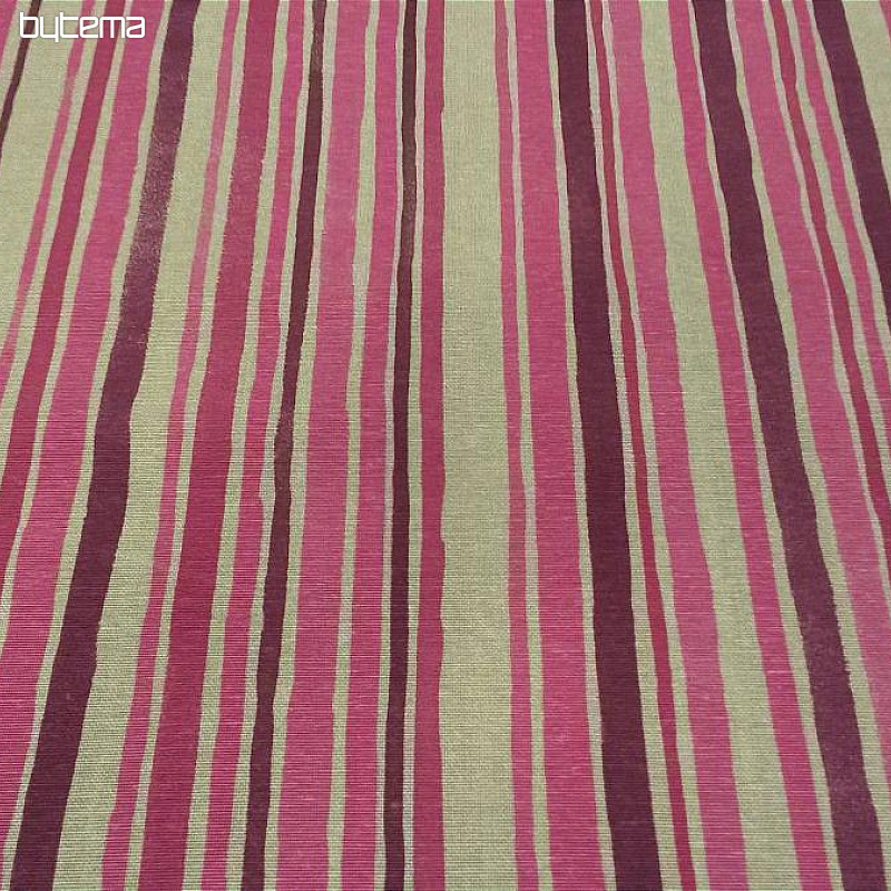 Decorative fabric INDI pink stripe