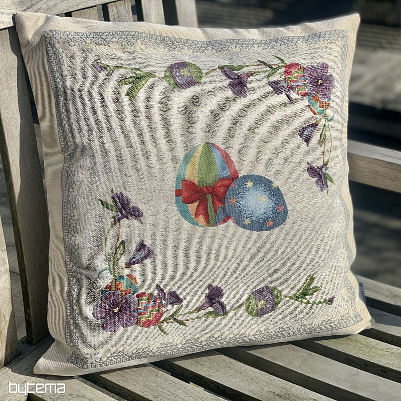 Tapestry pillow-case EASTER EGGS
