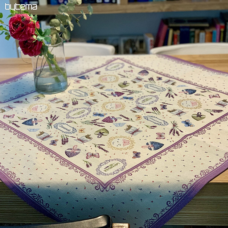 Tapestry tablecloth 100 x100 Lavender dream