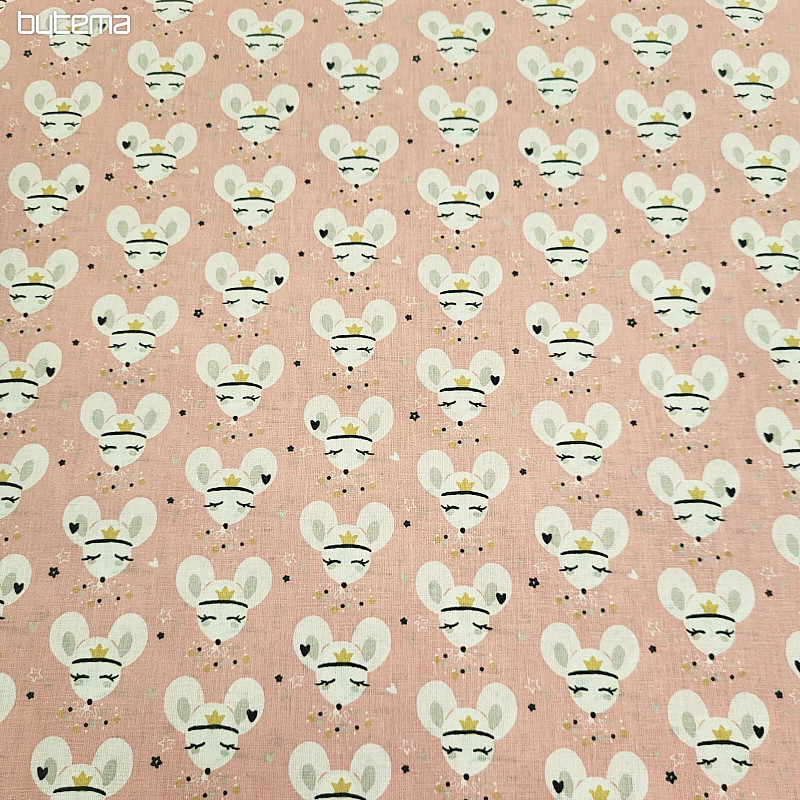 Cotton fabric MICE