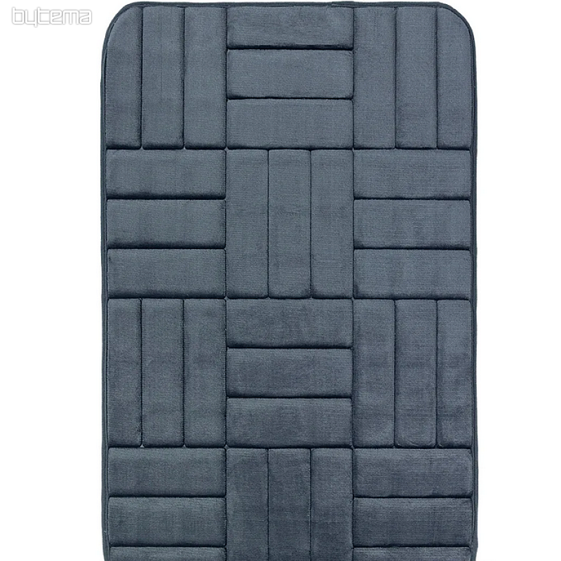 bathroom rug 667 dark grey