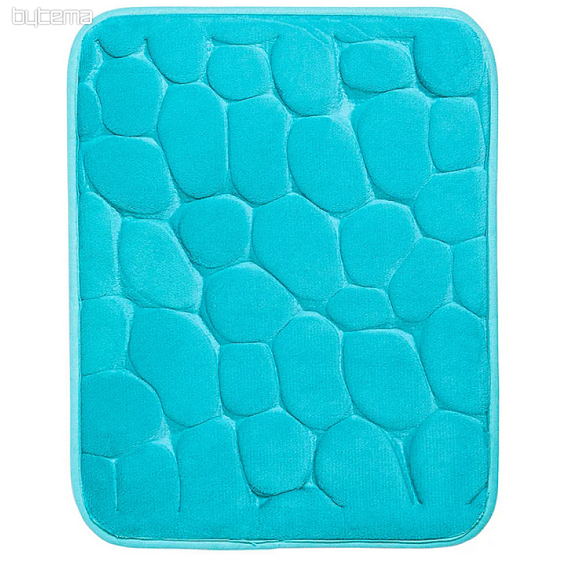 Bathroom mat TILES TURQUOISE
