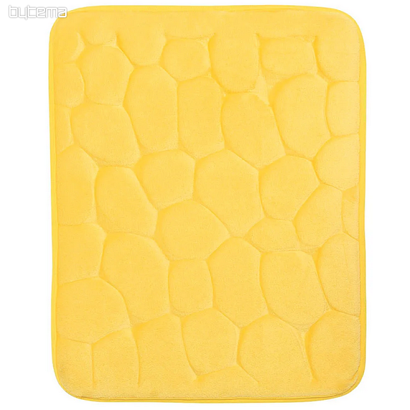 Bathroom mat TILES YELLOW
