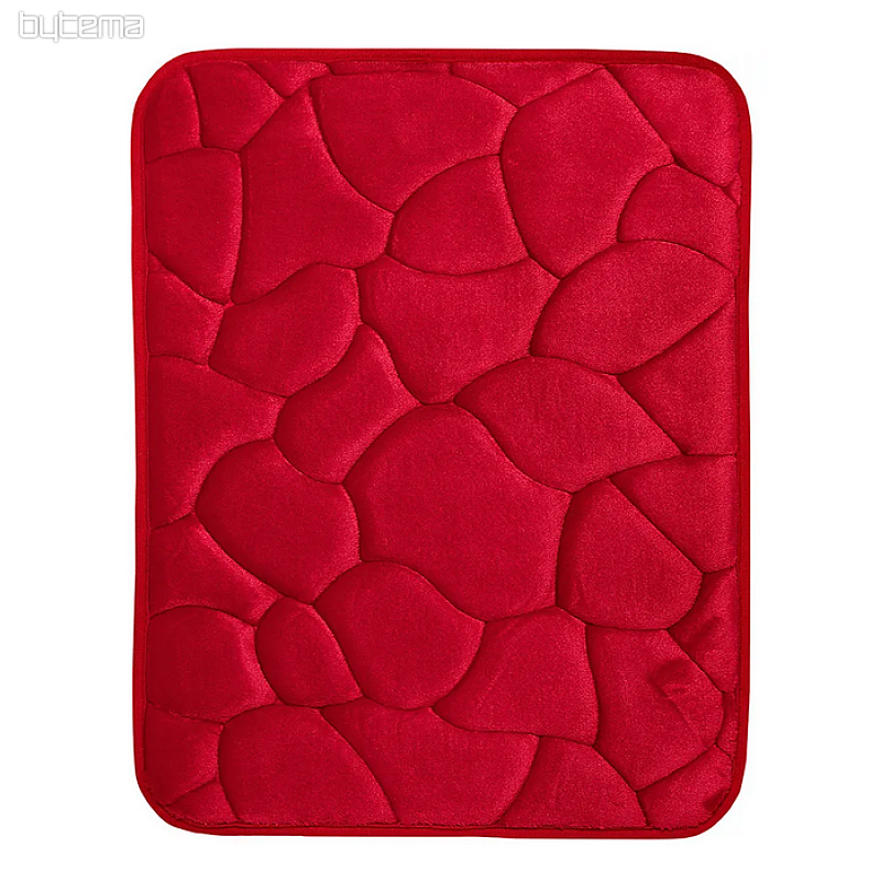 Bathroom mat TILES RED
