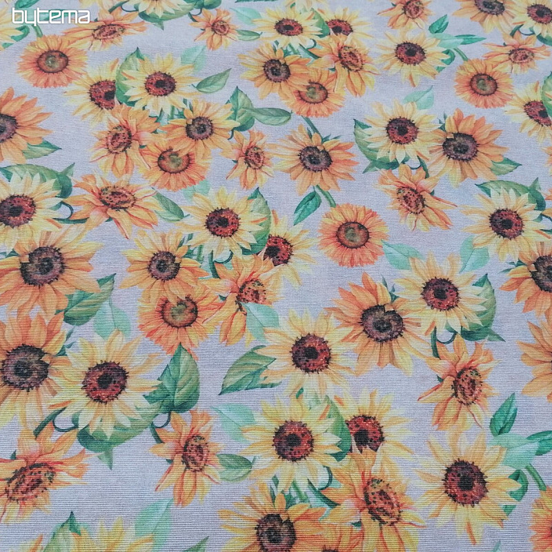 Decorative fabric SUNFLOWER ROSANS