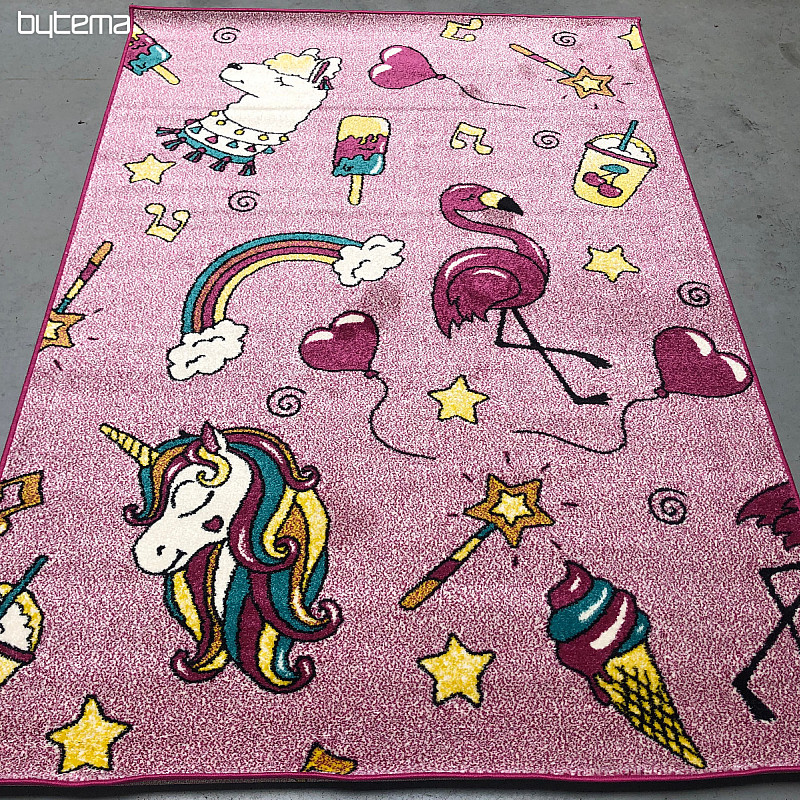 Children&#39;s piece rug PLAY flamingo