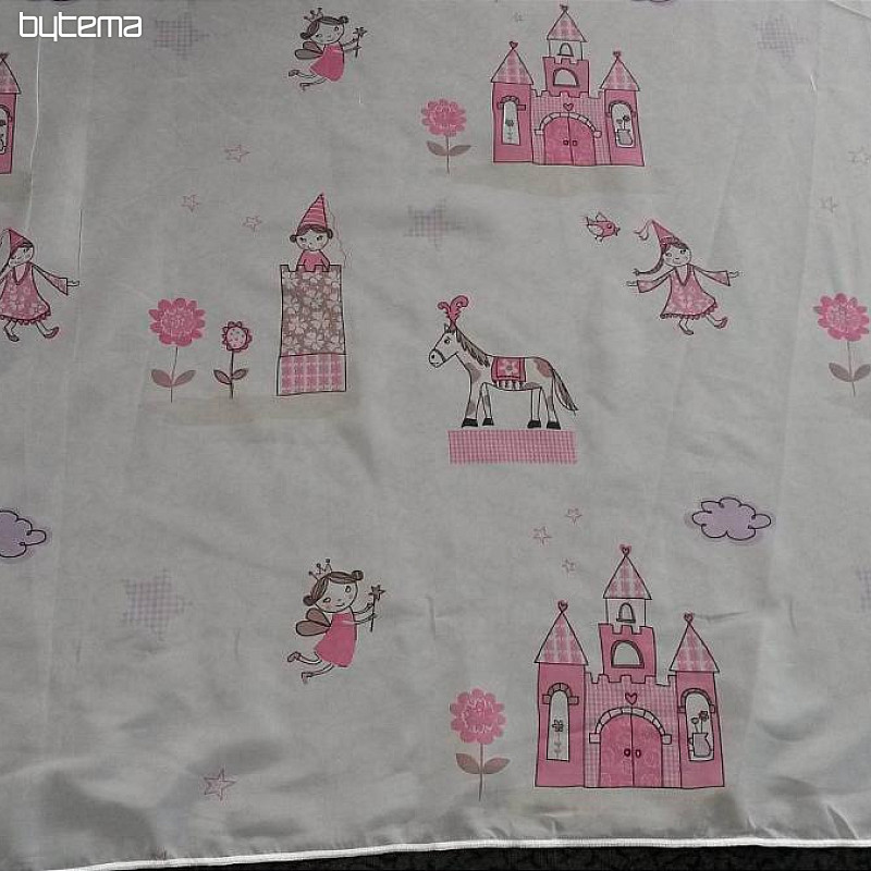 Chrildren Curtain Princess with a Castle