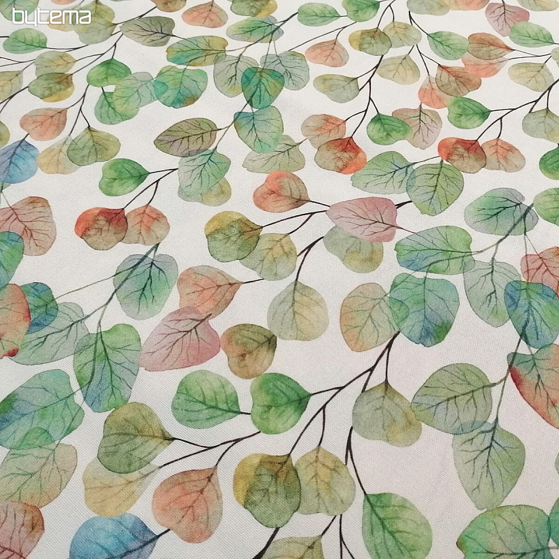 Decorative fabric AUTUMN III green