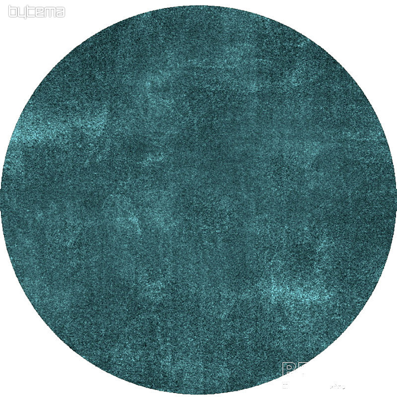 Round carpet SHAGGY GALA turquoise