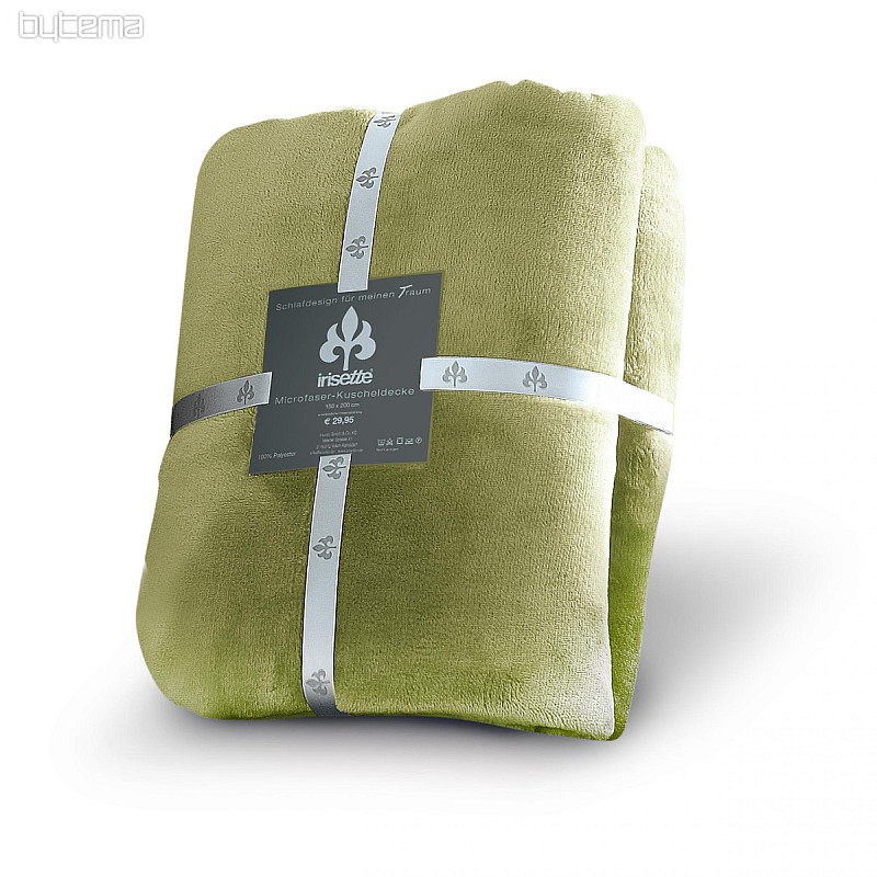 Soft blanket CASTEL 30 green
