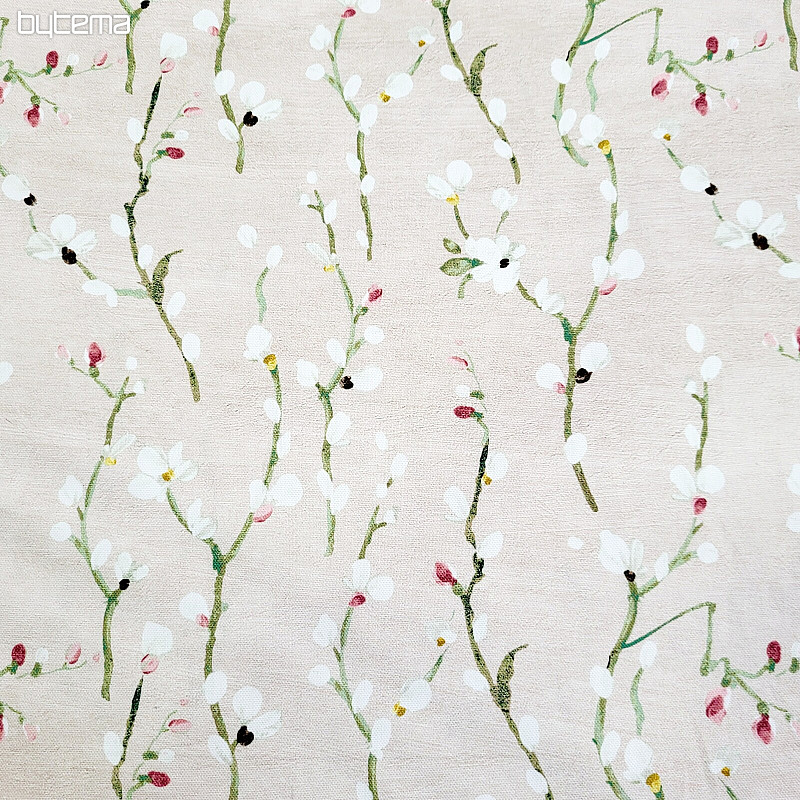 Decorative fabric Twigs NOA pink