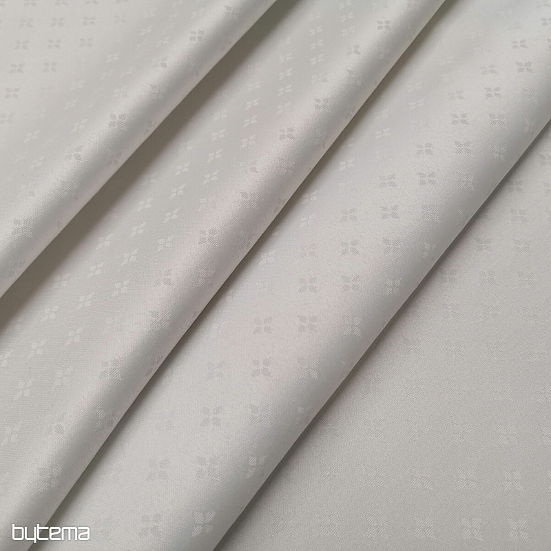 Decorative fabric PATTERN white