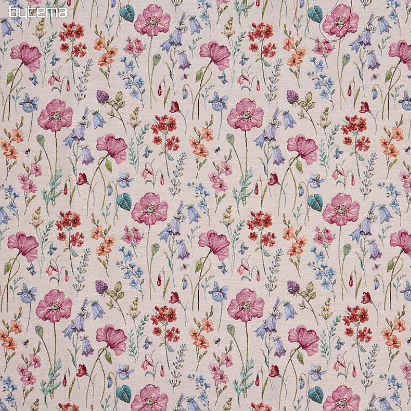 Tapestry fabric BLOOMING MEADOW