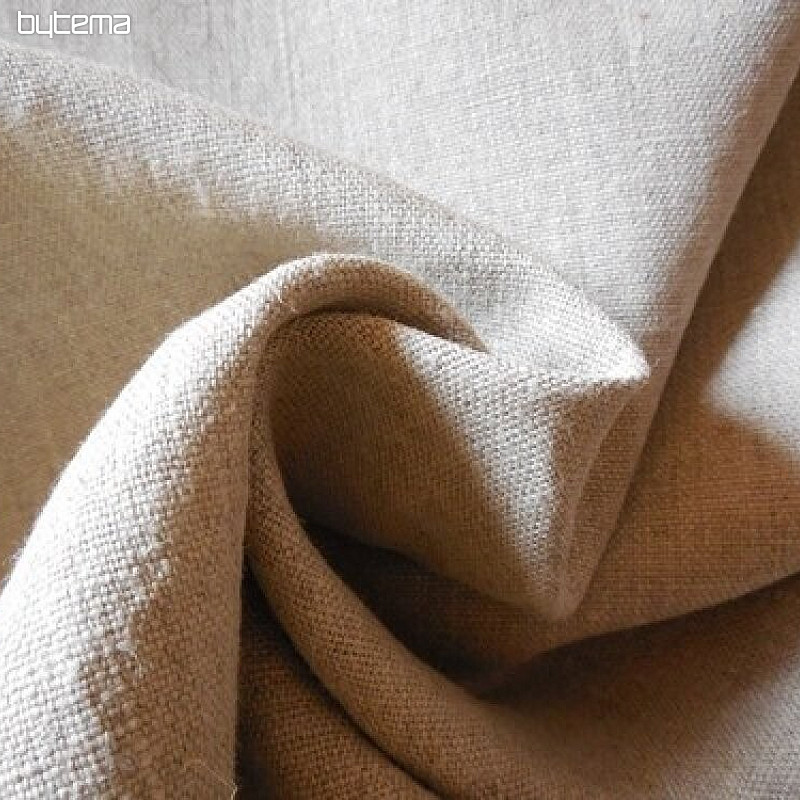 Linen fabric VERONE uni natur