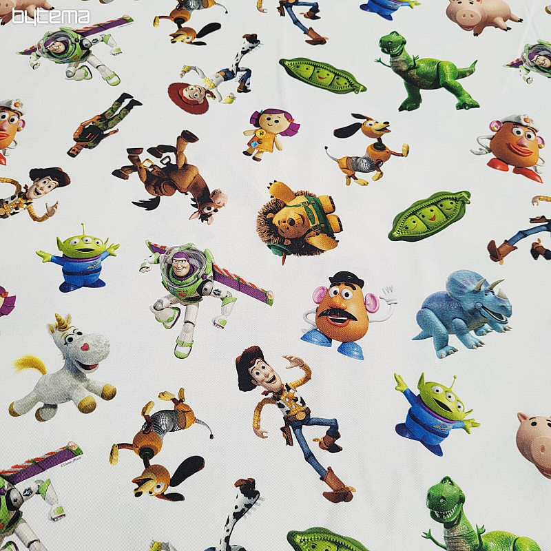 Childrens decorative fabric TOY STORY large