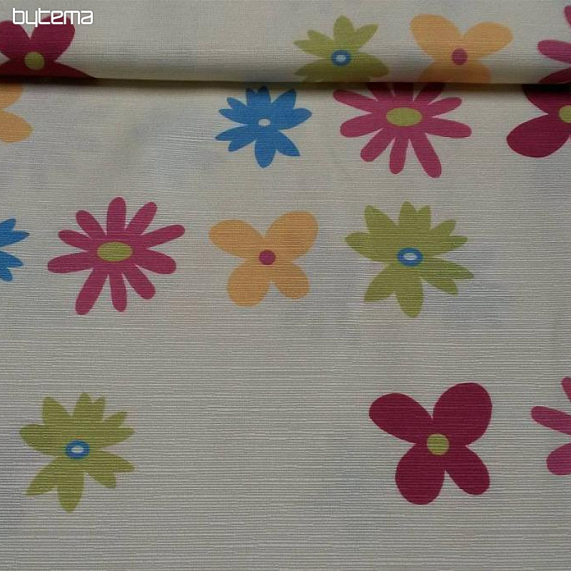 Decorative fabric TWINGO flowers