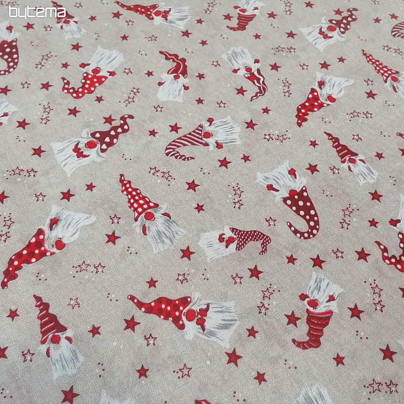 Christmas decorative fabric Dwarfs