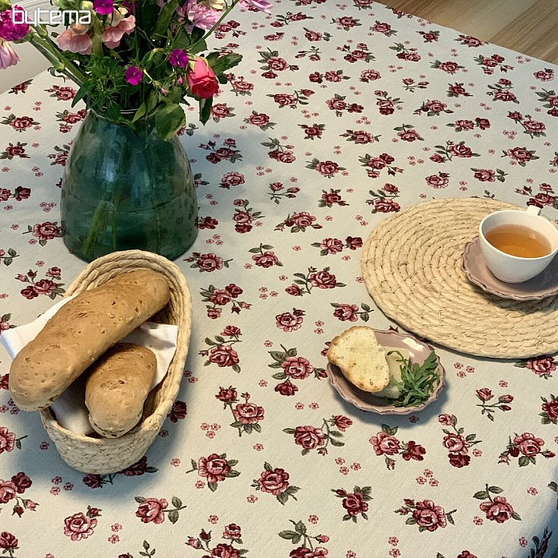 Tapestry tablecloth Roses and roses EDEN