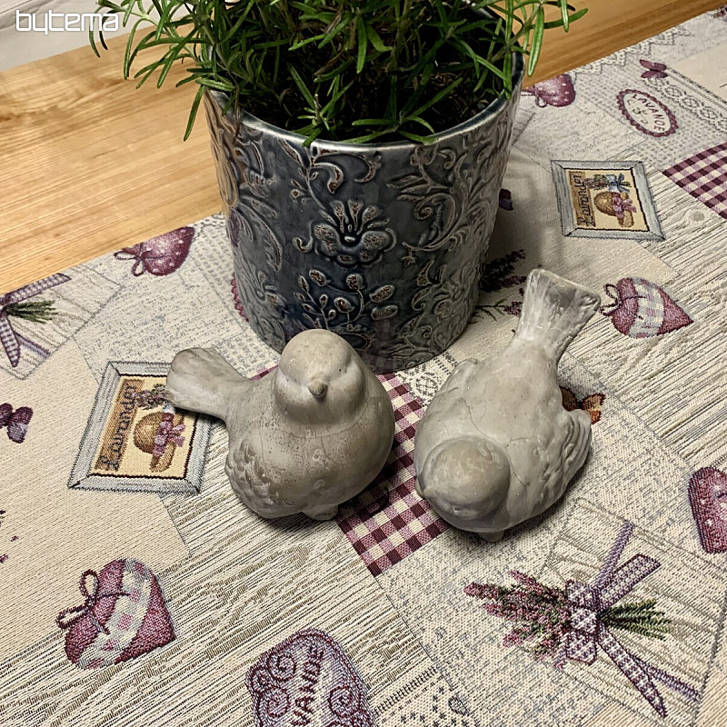 Tapestry tablecloth and scarf Lavender Provence